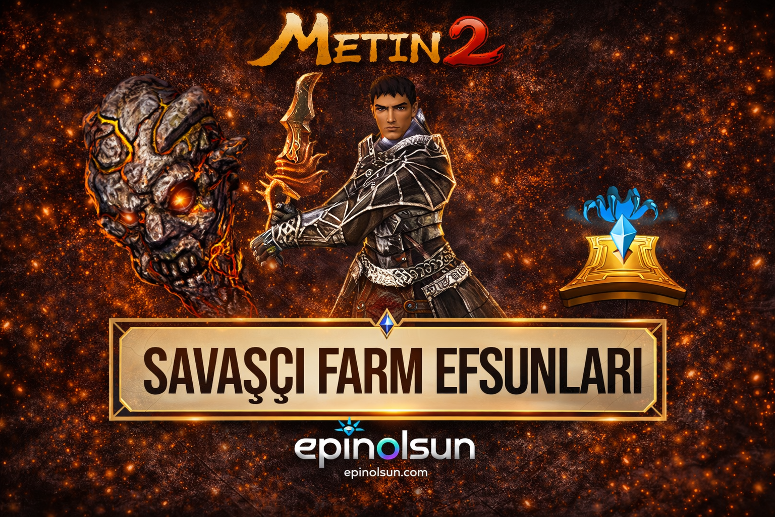 Metin2 Savaşçı Kasılmalık Efsunlar (2026) – En Hızlı Level ve Farm Dizilimi